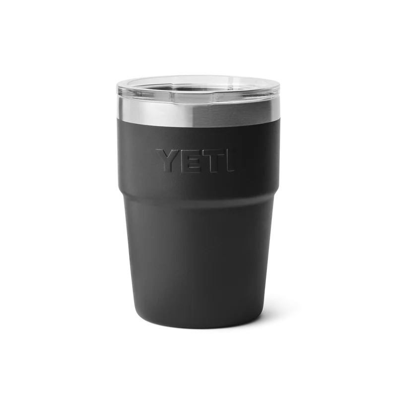 RAMBLER 16 OZ STACKABLE CUP Stapelbarer Becher BLACK