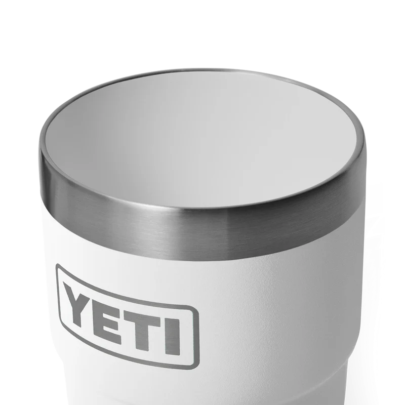 RAMBLER 8 OZ stapelbare Tasse mit Keramikbeschichtung WHITE