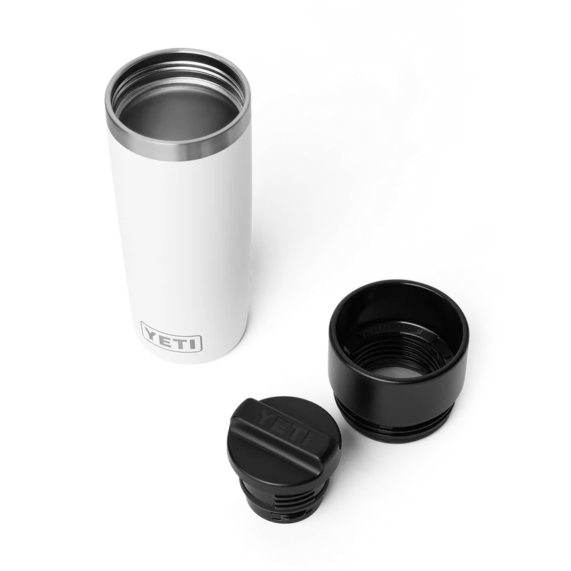RAMBLER 16 OZ HOTSHOT TRAVEL BOTTLE Reise Flasche WHITE