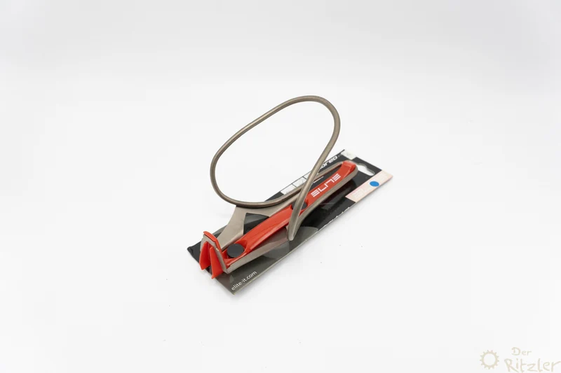 Elite Moreo Inox vandflaskeholder sølv/rød