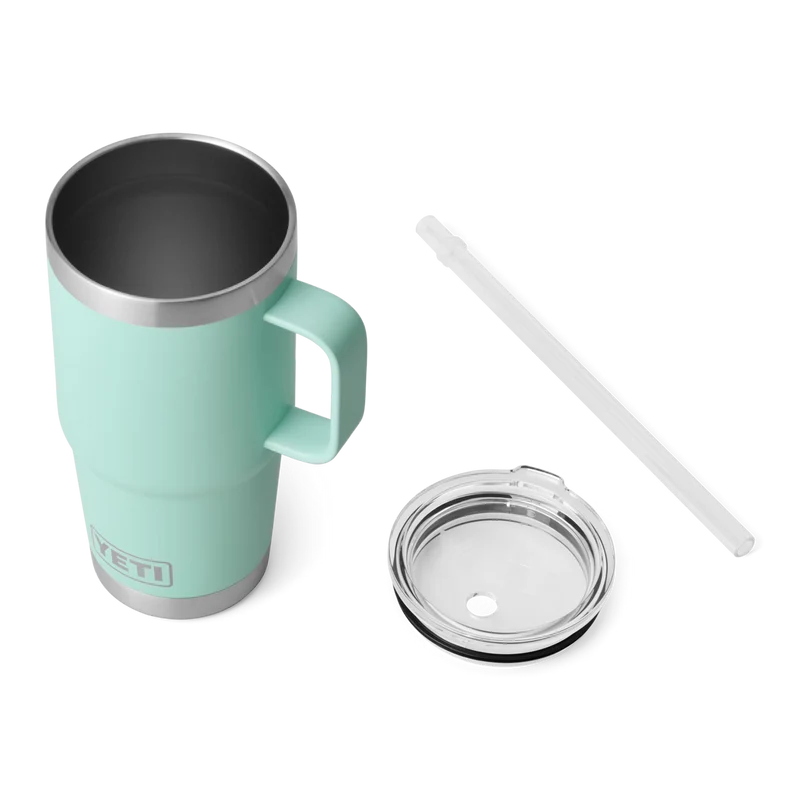RAMBLER 25 OZ STRAW MUG Trinkbecher SEAFOAM