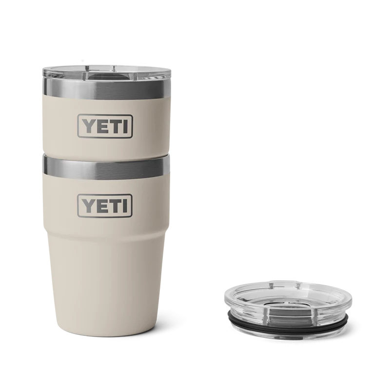 RAMBLER 16 OZ STACKABLE CUP Stapelbarer Becher CAPE TAUPE