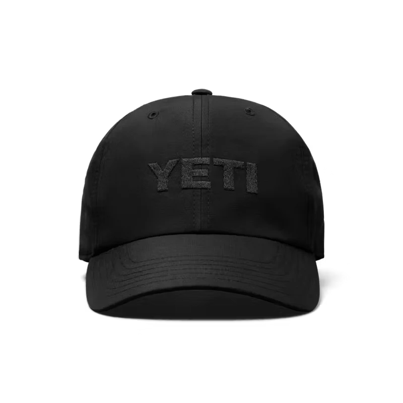 YETI Logo Performance Cap Strukturiert BLACK