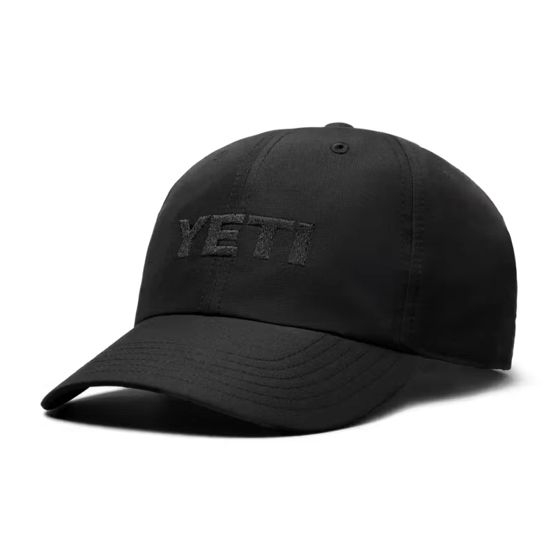 YETI Logo Performance Cap Strukturiert BLACK