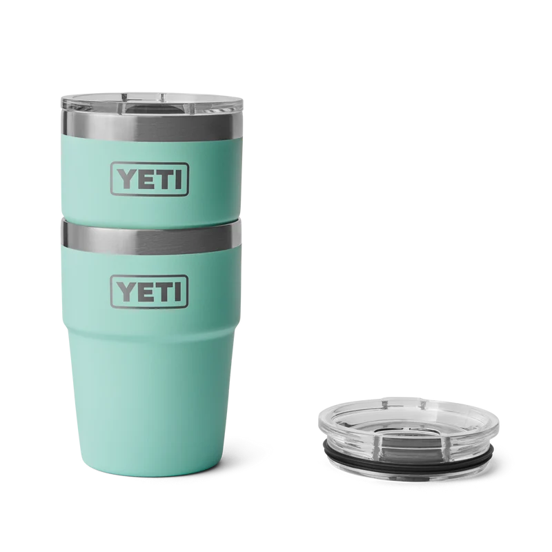 RAMBLER 16 OZ STACKABLE CUP Stapelbarer Becher SEAFOAM