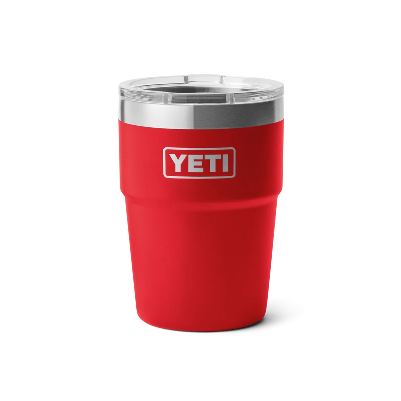 RAMBLER 16 OZ STACKABLE CUP Stapelbarer Becher RESCUE RED