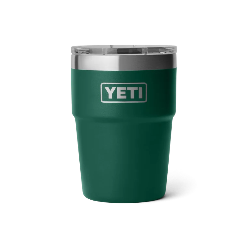 RAMBLER 16 OZ STACKABLE CUP Stapelbarer Becher BLACK FOREST GREEN