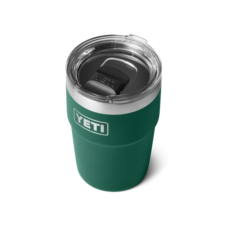 RAMBLER 16 OZ STACKABLE CUP Stapelbarer Becher BLACK FOREST GREEN