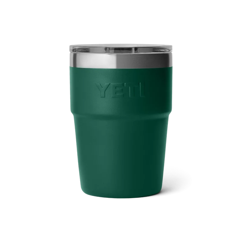 RAMBLER 16 OZ STACKABLE CUP Stapelbarer Becher BLACK FOREST GREEN