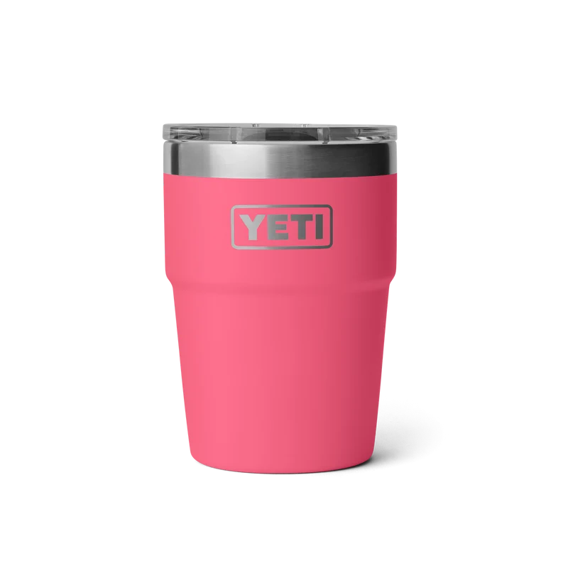 RAMBLER 16 OZ STACKABLE CUP Stapelbarer Becher TROPICAL PINK