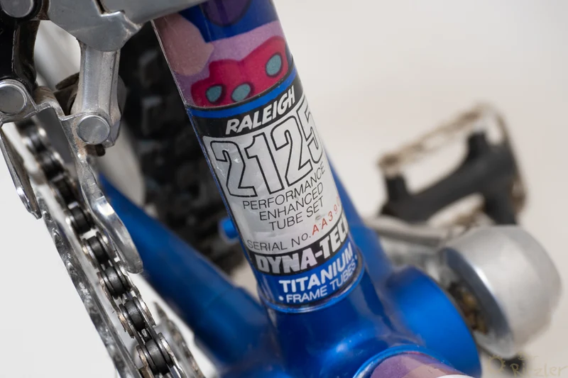 Raleigh Dyna-Tech Titanium 47 cm vintage mountainbike