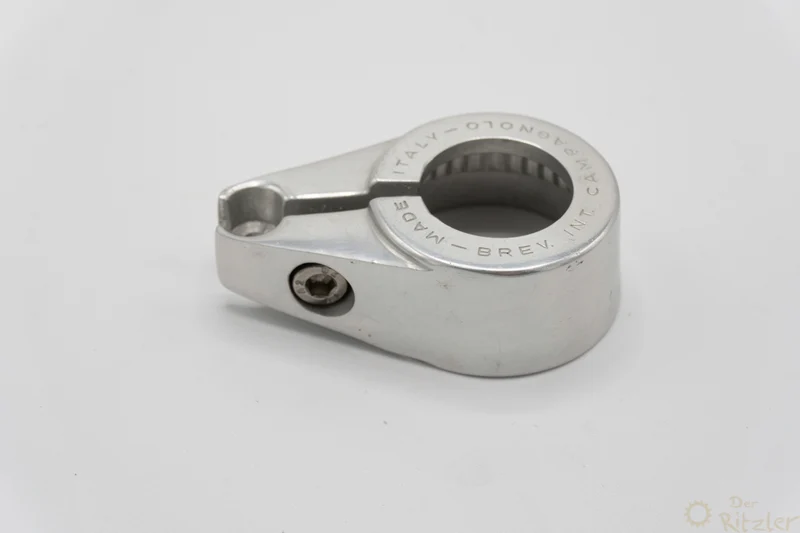 Campagnolo Euclid MTB bremsekabelstop, sølv, til 1" headsets, NOS
