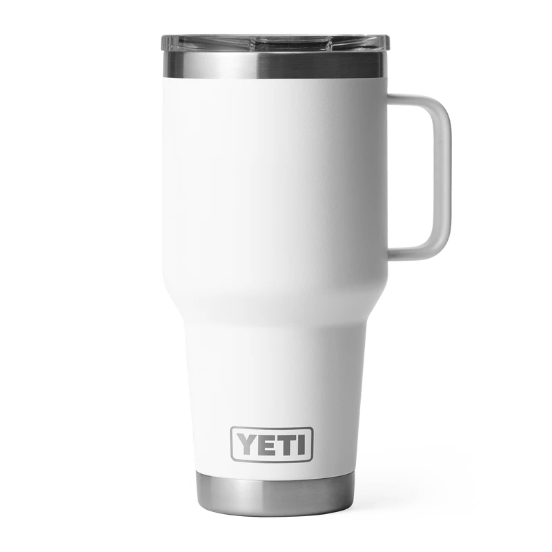 RAMBLER 30 OZ TRAVEL MUG Reisebecher WHITE