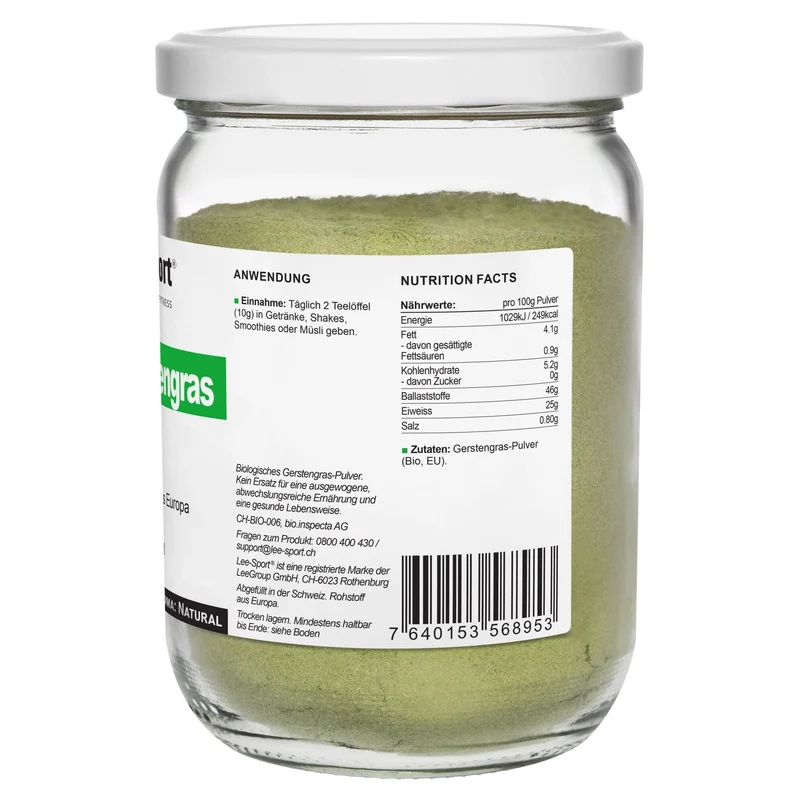 Bio Gerstengras Pulver