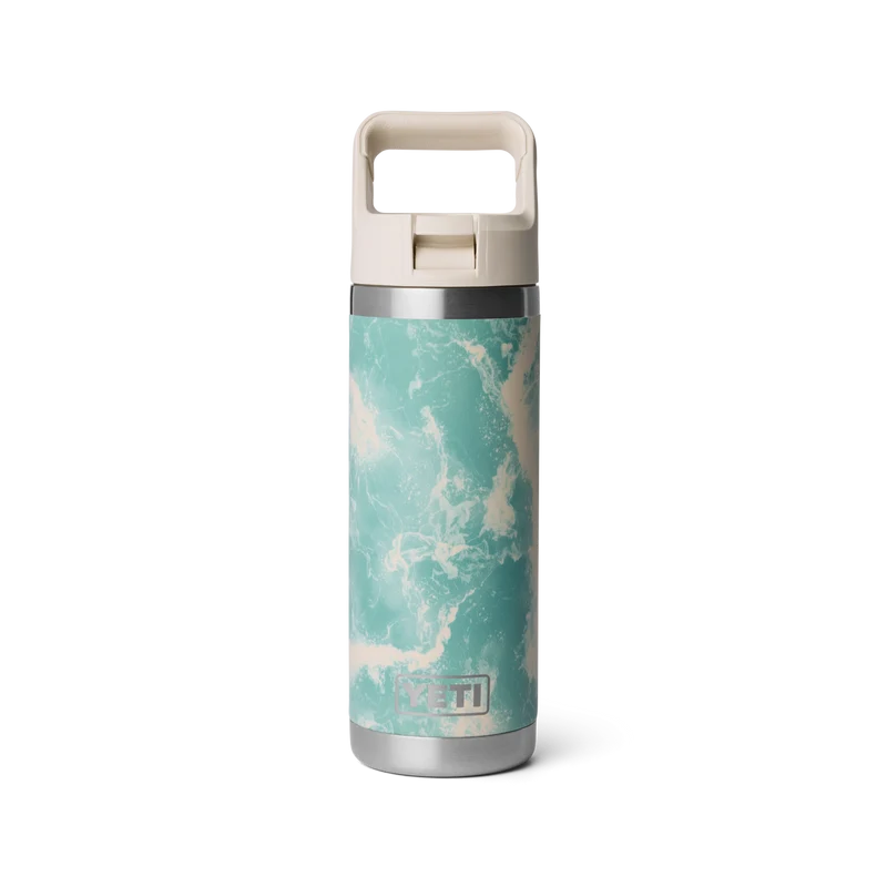 RAMBLER 18 OZ COLOR STRAW BOTTLE Flasche SEA VIEW