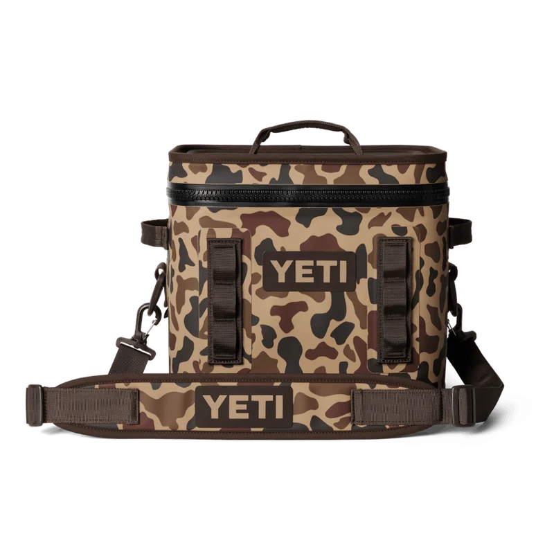 HOPPER FLIP 12 Klassische Kühltasche Top Seller mit Schulter Gurt WETLANDS CAMO