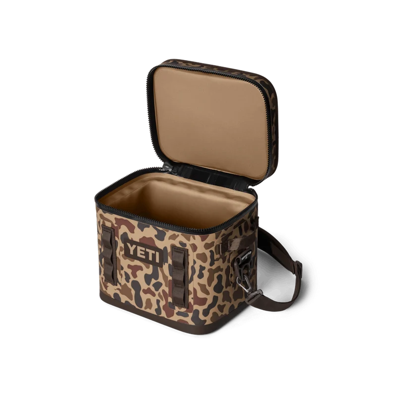 HOPPER FLIP 12 Klassische Kühltasche Top Seller mit Schulter Gurt WETLANDS CAMO