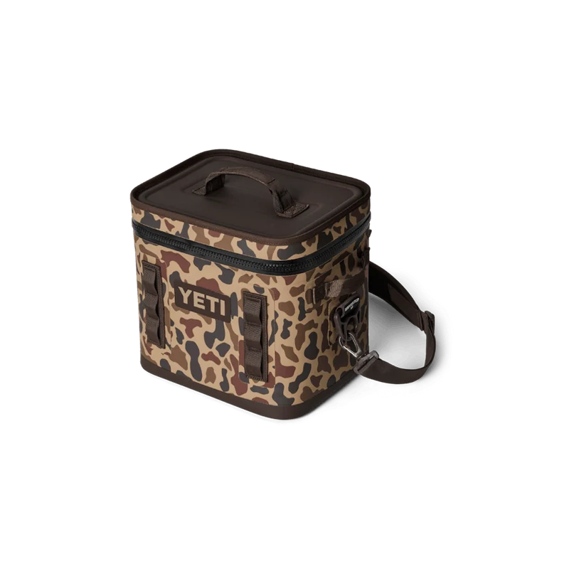 HOPPER FLIP 12 Klassische Kühltasche Top Seller mit Schulter Gurt WETLANDS CAMO