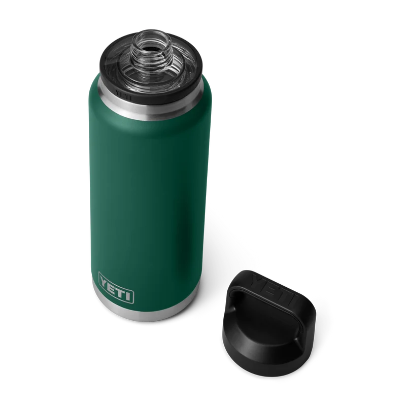 RAMBLER 36 OZ BOTTLE CHUG Flasche BLACK FOREST GREEN