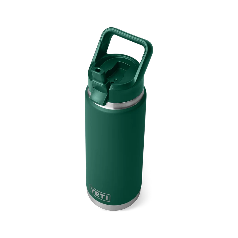 RAMBLER 26 OZ C STRAW BOTTLE Flasche BLACK FOREST GREEN