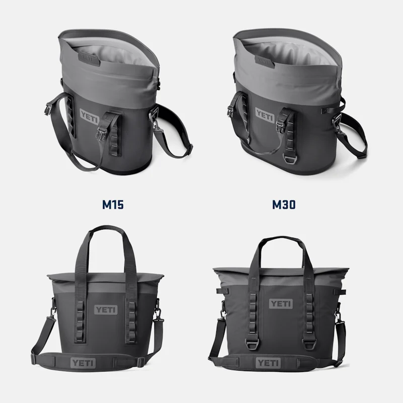 HOPPER M30 Kühltasche in Shopper Form groß CHARCOAL