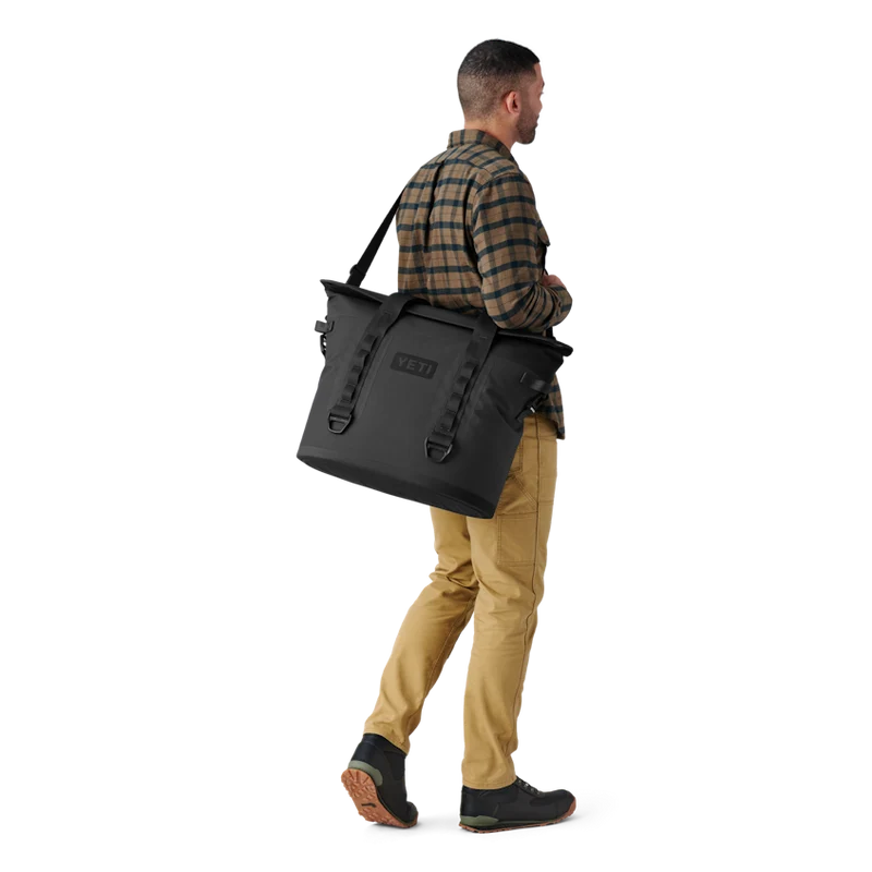 HOPPER M30 Kühltasche in Shopper Form groß BLACK