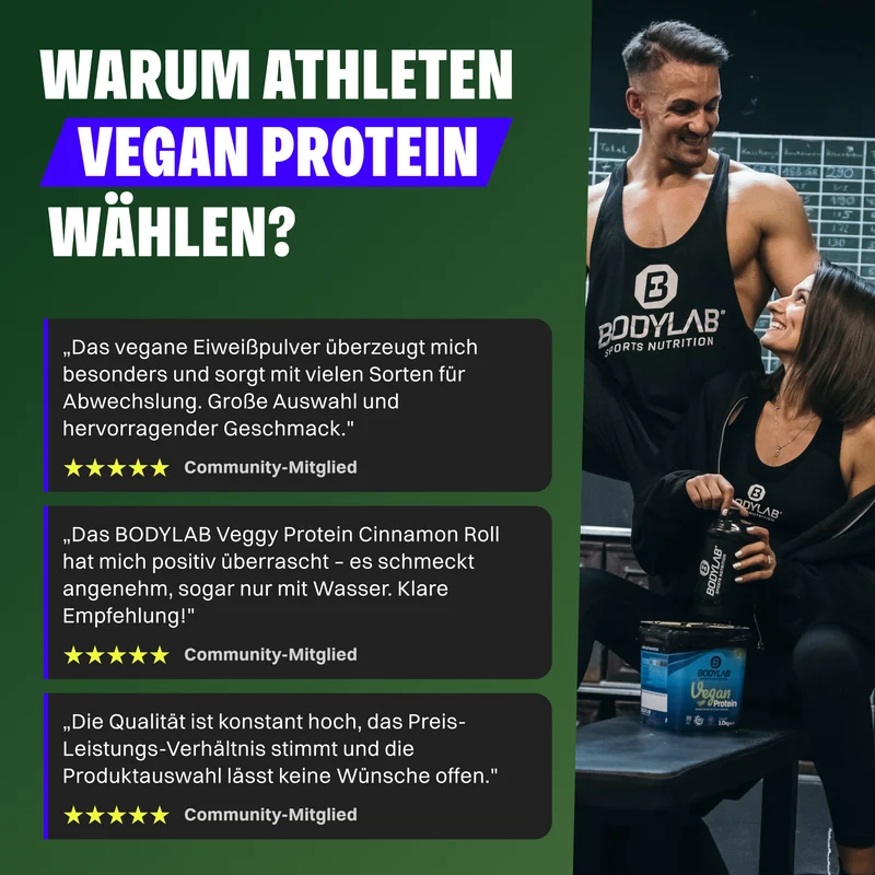 2 x Bodylab24 Vegan Protein (1000g)