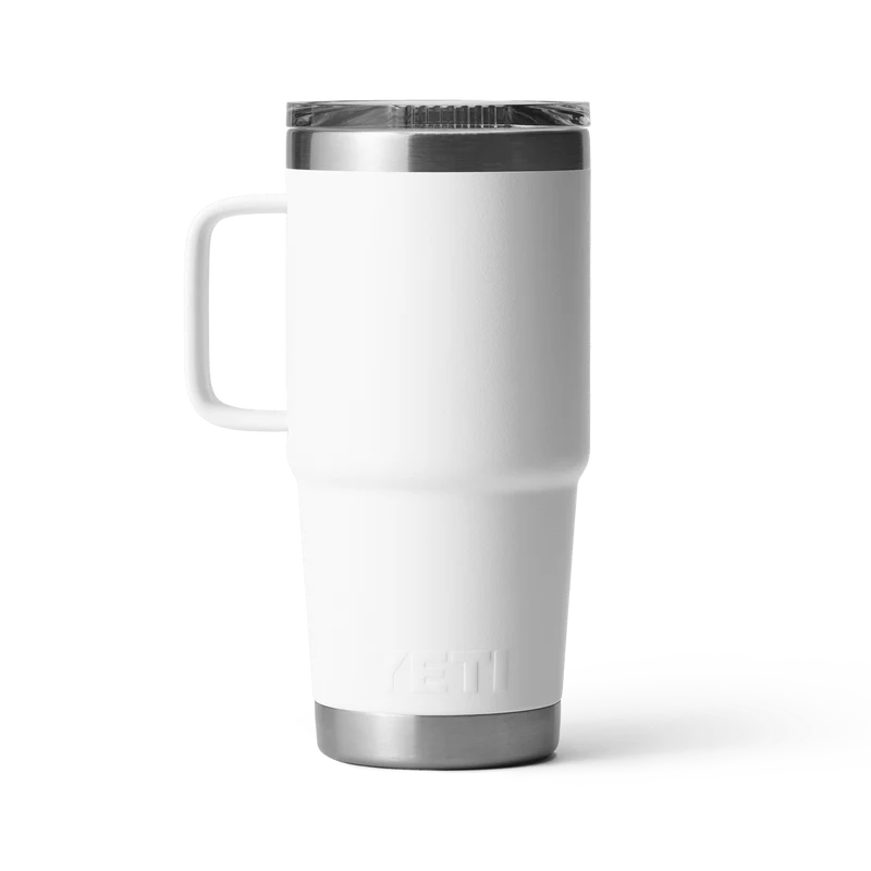 RAMBLER 20 OZ TRAVEL MUG Reisebecher WHITE