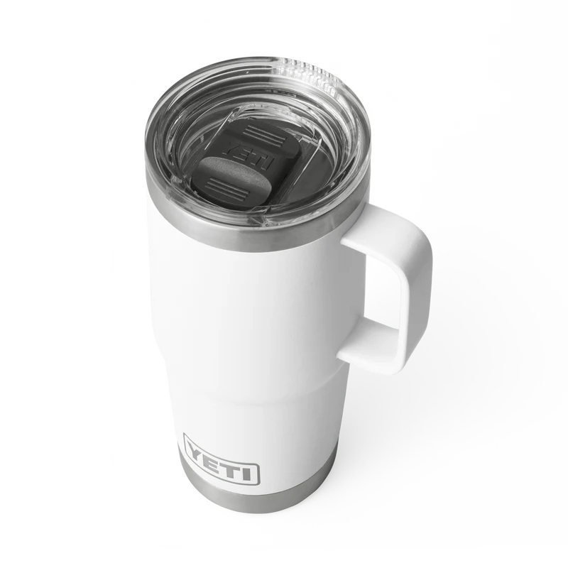 RAMBLER 20 OZ TRAVEL MUG Reisebecher WHITE
