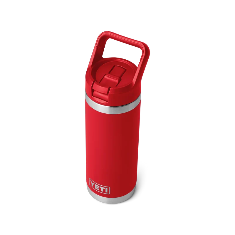RAMBLER 18 OZ COLOR STRAW BOTTLE Flasche RESCUE RED