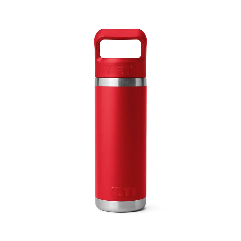 RAMBLER 18 OZ COLOR STRAW BOTTLE Flasche RESCUE RED