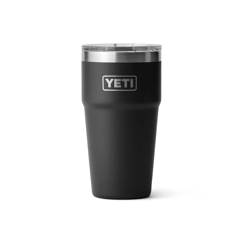 RAMBLER 20 OZ STACKABLE CUP Stapelbarer Becher BLACK
