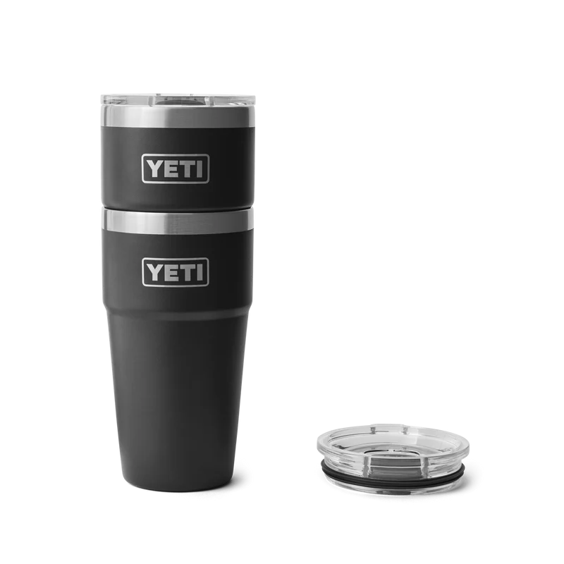 RAMBLER 20 OZ STACKABLE CUP Stapelbarer Becher BLACK