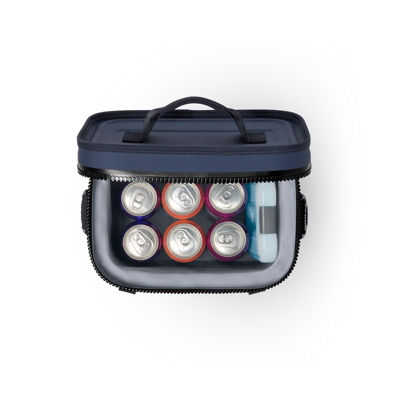 HOPPER FLIP 8 Klassische Kühltasche klein mit Schulter Gurt CLASSIC NAVY