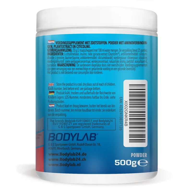 3 x Alpha Storm - OXYSTORM® Pre Workout Blood Orange (je 500g)