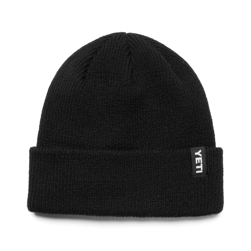 Logo Badge Beanie Mütze BLACK