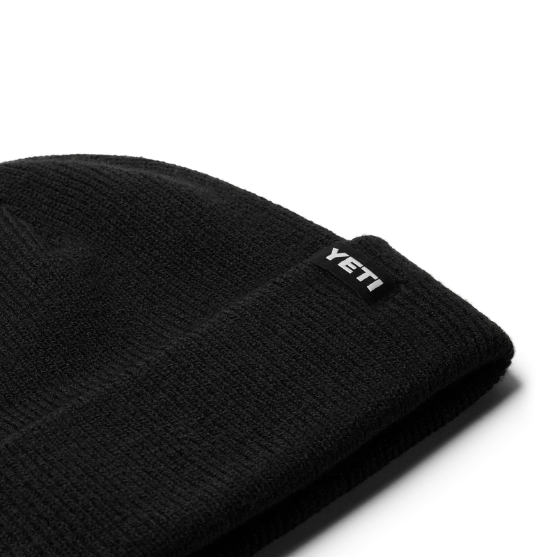 Logo Badge Beanie Mütze BLACK