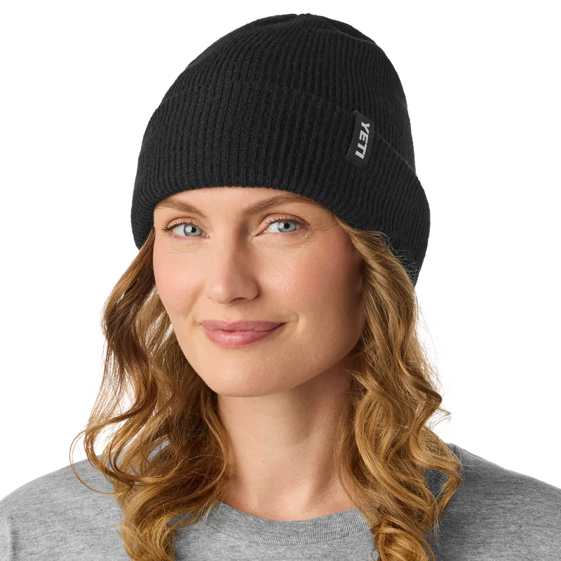 Logo Badge Beanie Mütze BLACK