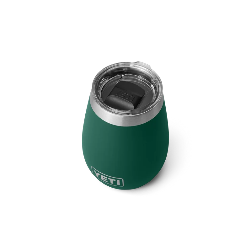 RAMBLER 10 OZ WINE TUMBLER Weinbecher BLACK FOREST GREEN