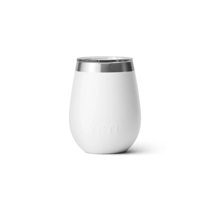 RAMBLER 10 OZ WINE TUMBLER Weinbecher WHITE
