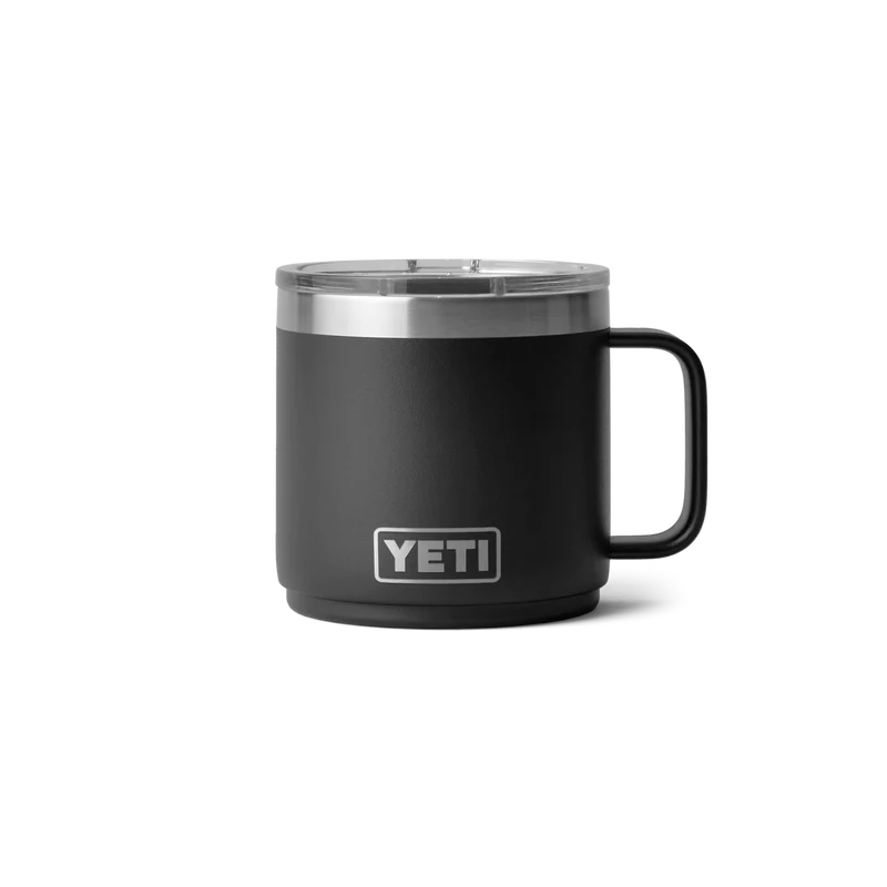 RAMBLER 14 OZ MUG Stapelbare Tasse mit Keramikbeschichtung BLACK