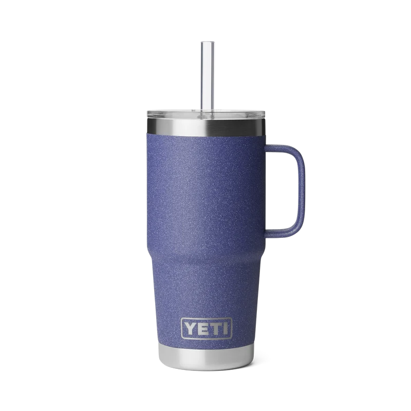 RAMBLER 25 OZ STRAW MUG Trinkbecher MOON DUST