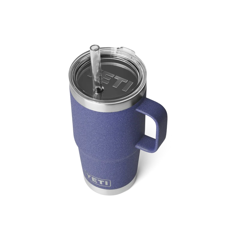 RAMBLER 25 OZ STRAW MUG Trinkbecher MOON DUST