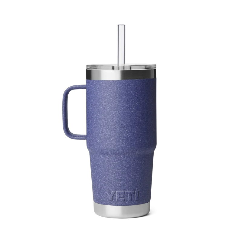 RAMBLER 25 OZ STRAW MUG Trinkbecher MOON DUST
