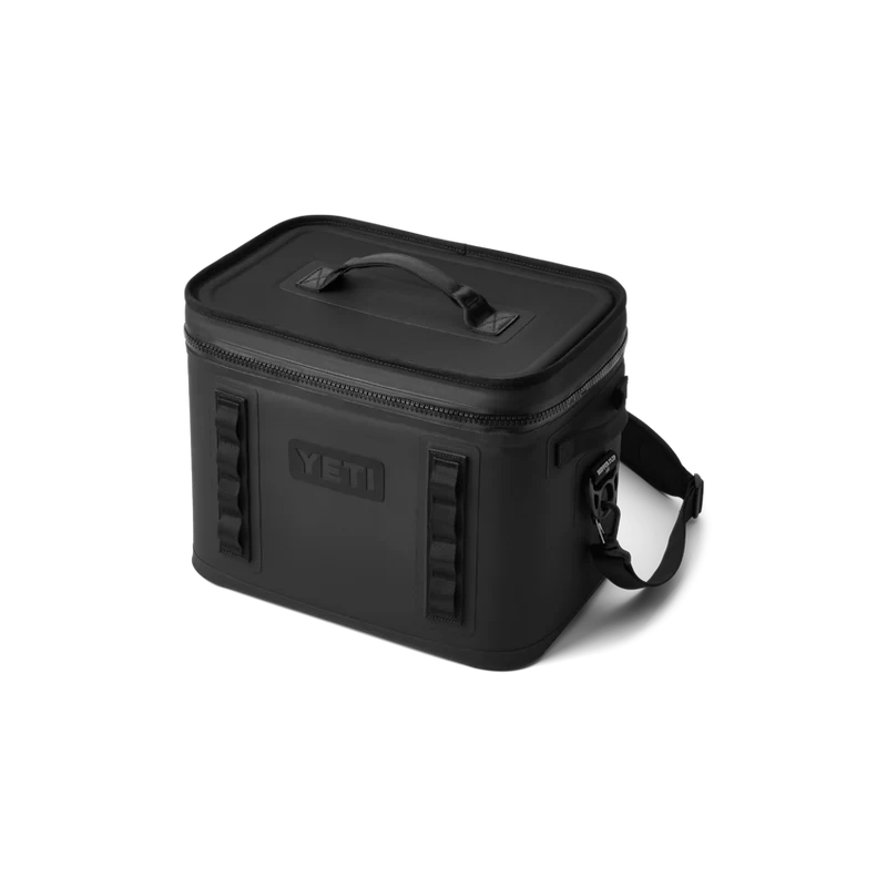 HOPPER FLIP 18 Klassische Kühltasche groß mit Schulter Gurt BLACK