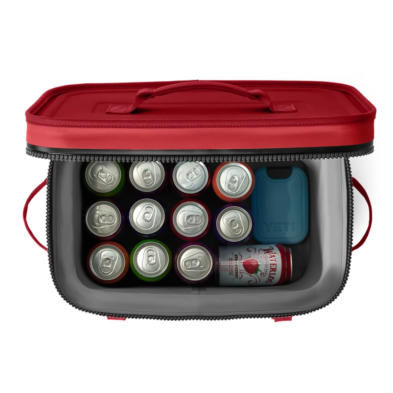 HOPPER FLIP 18 Klassische Kühltasche groß mit Schulter Gurt RESCUE RED