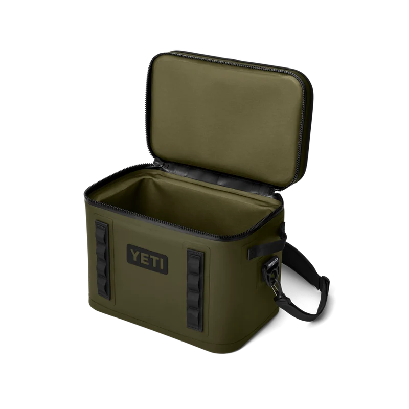 HOPPER FLIP 18 Klassische Kühltasche groß mit Schulter Gurt OLIVE