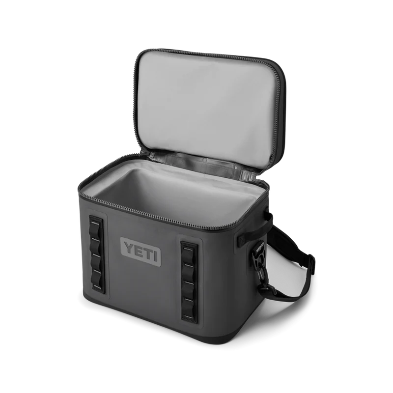 HOPPER FLIP 18 Klassische Kühltasche groß mit Schulter Gurt CHARCOAL