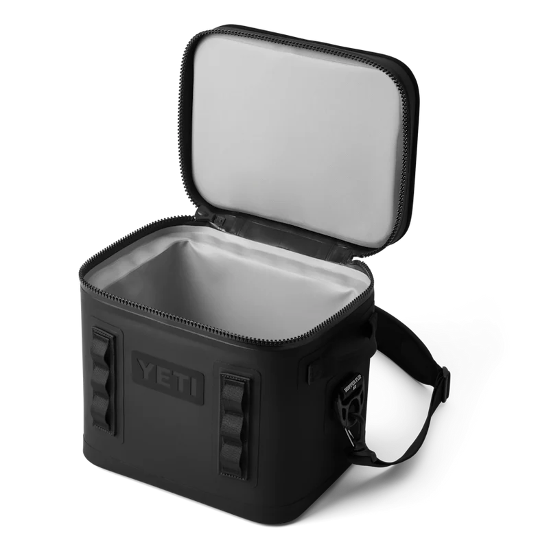HOPPER FLIP 12 Klassische Kühltasche Top Seller mit Schulter Gurt BLACK