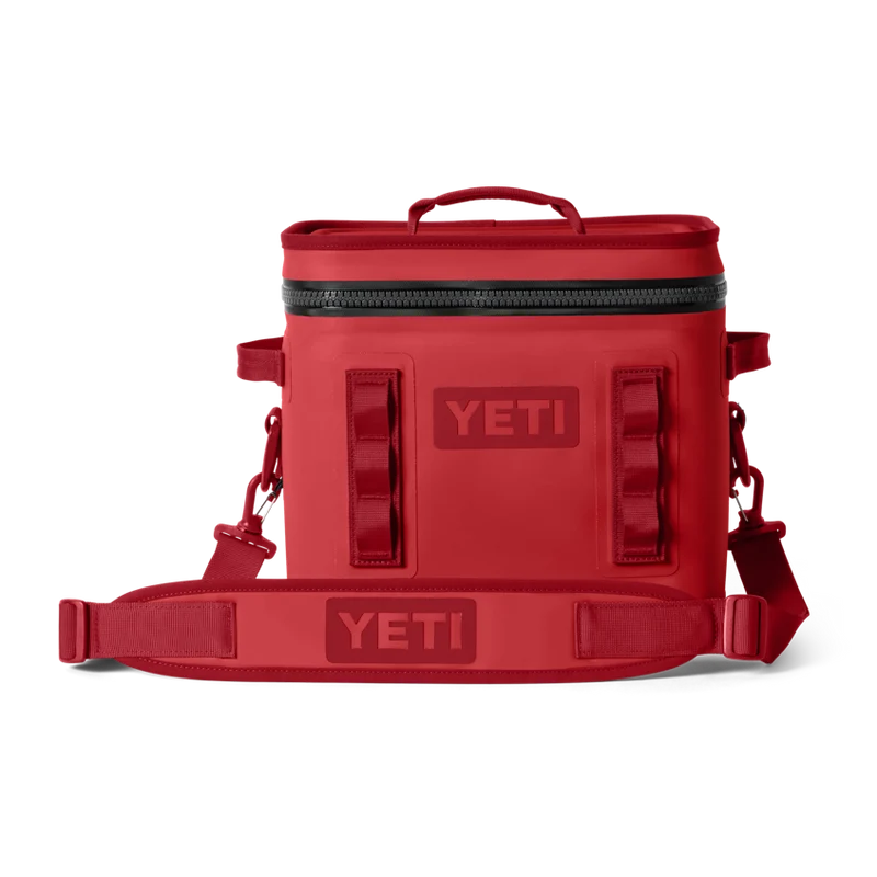 HOPPER FLIP 12 Klassische Kühltasche Top Seller mit Schulter Gurt RESCUE RED
